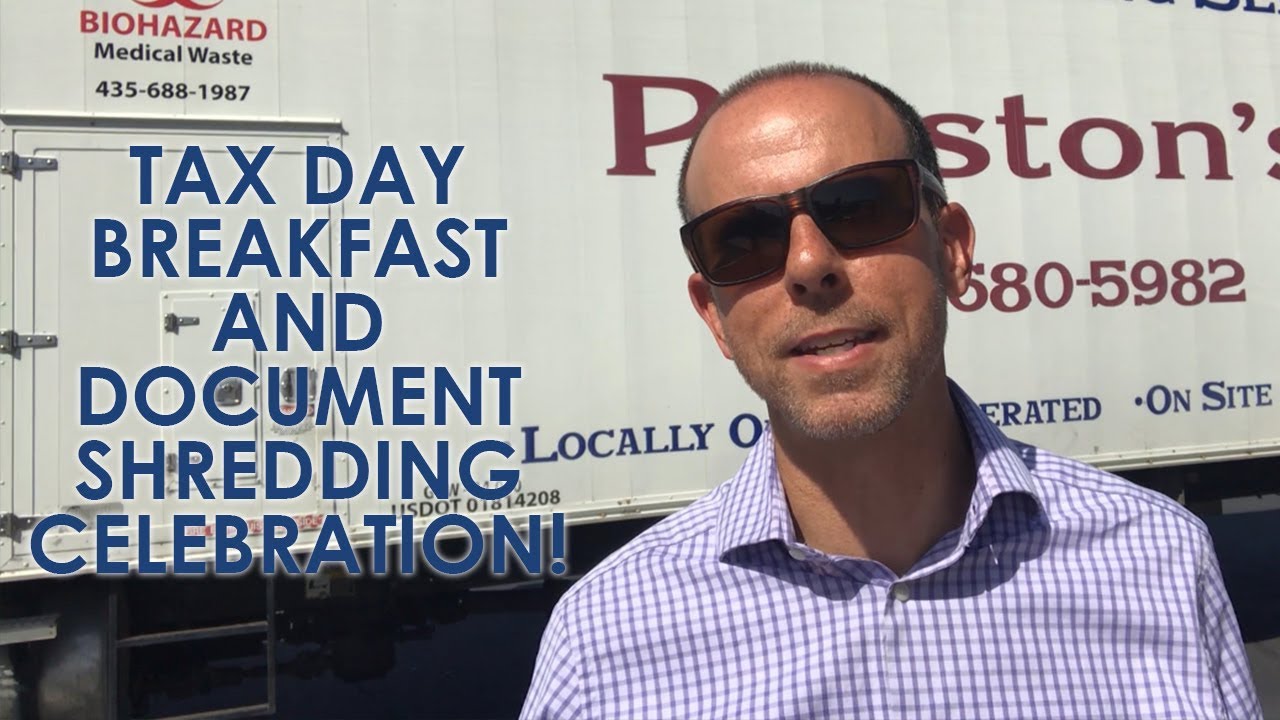 Tax Day BREAKFAST and DOCUMENT SHREDDING Celebration!