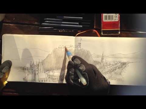 how to draw urban landscapes