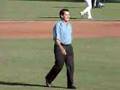 Steve Garvey throws out the first pitch