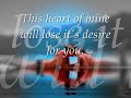 now, how can you think love will end...