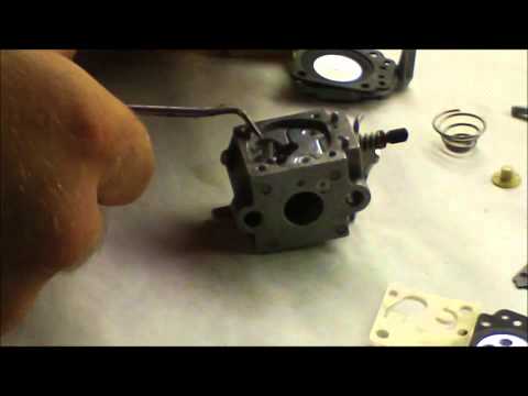 how to rebuild leaf blower carb