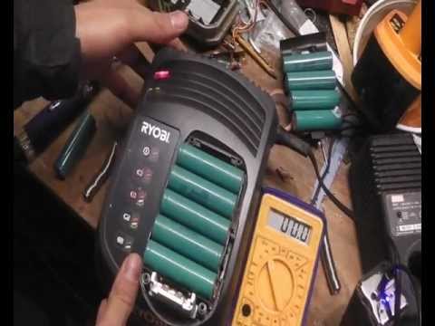 how to repair ryobi 18v battery