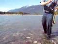 Dustin Spey fly fishing Skeena River Steelhead