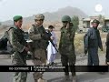 Afghan army soldiers flew from the capital to Kandahar after Taliban militant activity in Arghandab district.