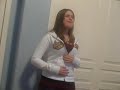 Singing \"Right Here\" by Miley Cyrus - Dedicated to Riley.