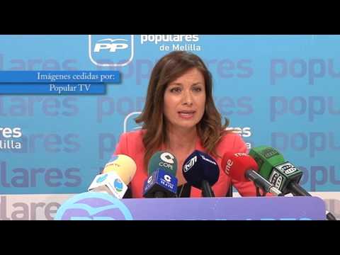 "El compromiso del Gobierno del PP con Melilla no se reduce a palabras, ahí están los hechos" 