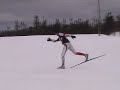 Cross or X Country Skiing- Basics of Diagonal Stride
