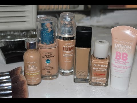 My Top Drugstore Foundations for Acne & Oily Skin
