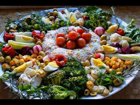 The Garden Salad Platter (Moroccan Cuisine) سلطة منوعة للمناسبات (الجردة) المطبخ المغربي