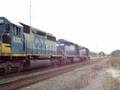 CSX GP40-2 #6230 in Blasdell, NY; nice K5LA and greeting