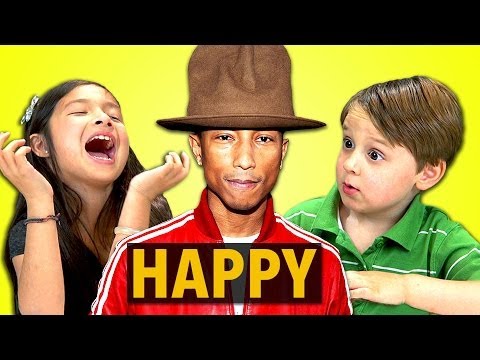 Kids React to Pharrell - Happy (100th Episode)