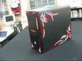 Case Mod: Pinstriped Computer