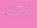 Leona Lewis - Bleeding Love (Lyrics)