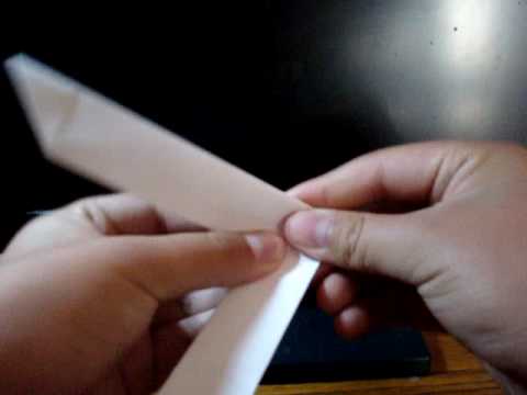 how to make a paper airplane that comes back to you