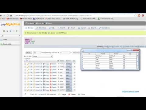 how to fill jtable from database