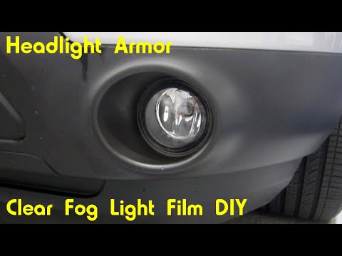 Clear Foglight Protection Tint Kit Install DIY – Ford Explorer – Headlight Armor