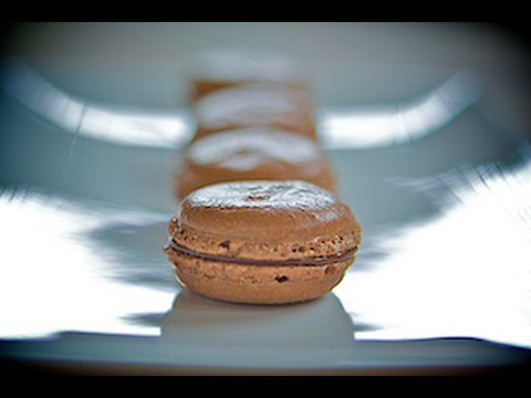 Macarons au chocolat