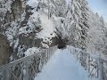 Neuschwanstein castle in snow Neuschwanstein castle in snow