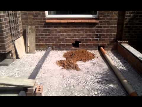 how to vent floor drain