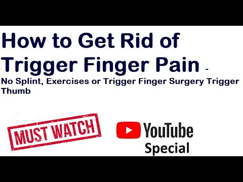 how to cure trigger finger