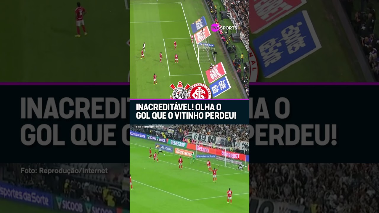 O VITINHO PERDEU UM GOL INACREDITÁVEL! #shorts