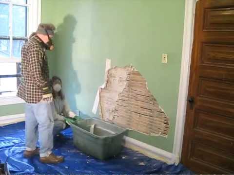 how to repair blown plaster