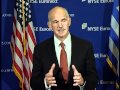 NYSE visit | Greek PM's and M. Carter's Q & A