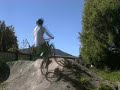 short bmx video of backyard dirtjumping