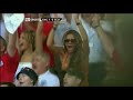 victoria beckham + cheryl tweedy reaction to david beckhams goal england