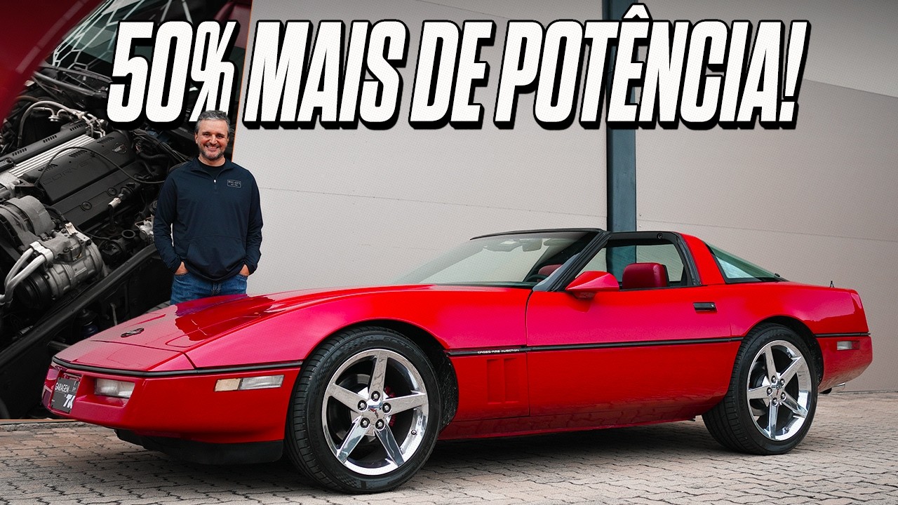 Corvette C4 1984 com swap motor LT1 dos anos 90!