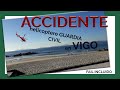 tortazo del helicoptero de la guardia civil en samil(vigo)