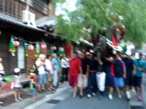 古和浦祇園祭御船吊り込み.5:00pm.7/9/2011
