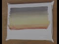 Watercolor Painting Tutorial - Variegated Sky / Wash