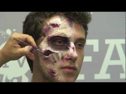 how to make zombie skin with toilet paper