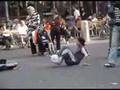 Football Dribble in LeidsePlein Amsterdam
