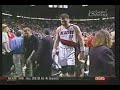 Kobe Bryant blocks Arvydas Sabonis for the game winner