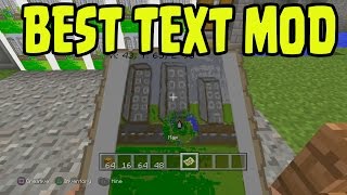 Minecraft Ps3 Ps4 Xbox Wii U Best Placeable Text Mod Minecraftvideos Tv