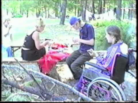 2002 Лагерь Долина, п. Новый Энхалук. Архив видео турклуба 'Наследники'