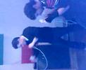 Felice & Angelo beim Wii Boxen