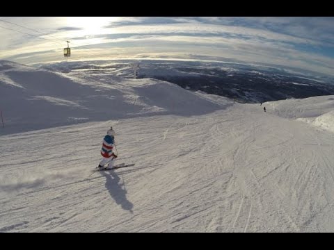 На горных лыжах в Оре
