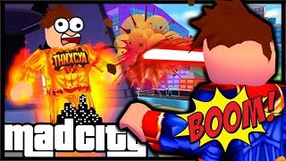 How To Get Super Hero Power As A Criminal Mad City Roblox Minecraftvideos Tv