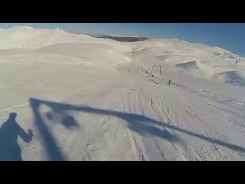 Катание по синей трассе. Маврово