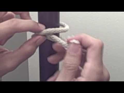 how to tie a clove hitch youtube