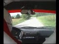 Honda rallycrash in Hungary