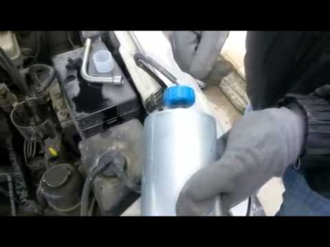 How to replace fuel filter of Hyundai Terracan(Diesel) 2.9 CRDI