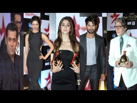 Amitabh, Salman, Deepika, Shahid ,Alia At Star Plus 1st Ever Star Box Office Awards
