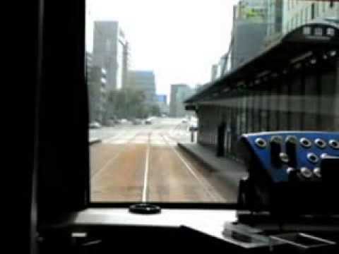 （広島）路面電車の車窓風景０１　銀山町　→　胡町