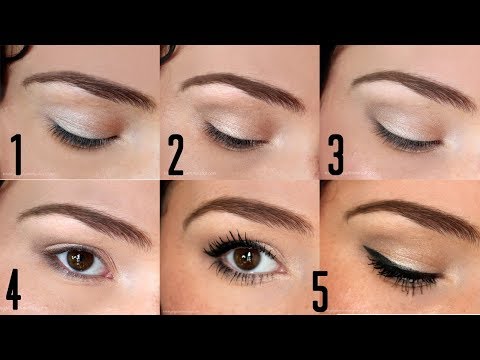 Apply - Products linked on my blog: http://bit.ly/B2BEyeshadow Check out the other Back to Basics videos! How to Contour, Blush, Highlight, & Brows: http://www.youtu...
