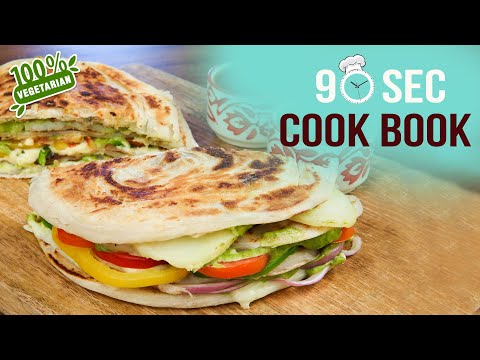 How To Make Paratha Sandwich | 90 Seconds Cook Book | Quick Sandwich Recipe | Paratha | Easy Snacks