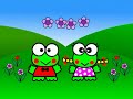 Keroppi regala flores